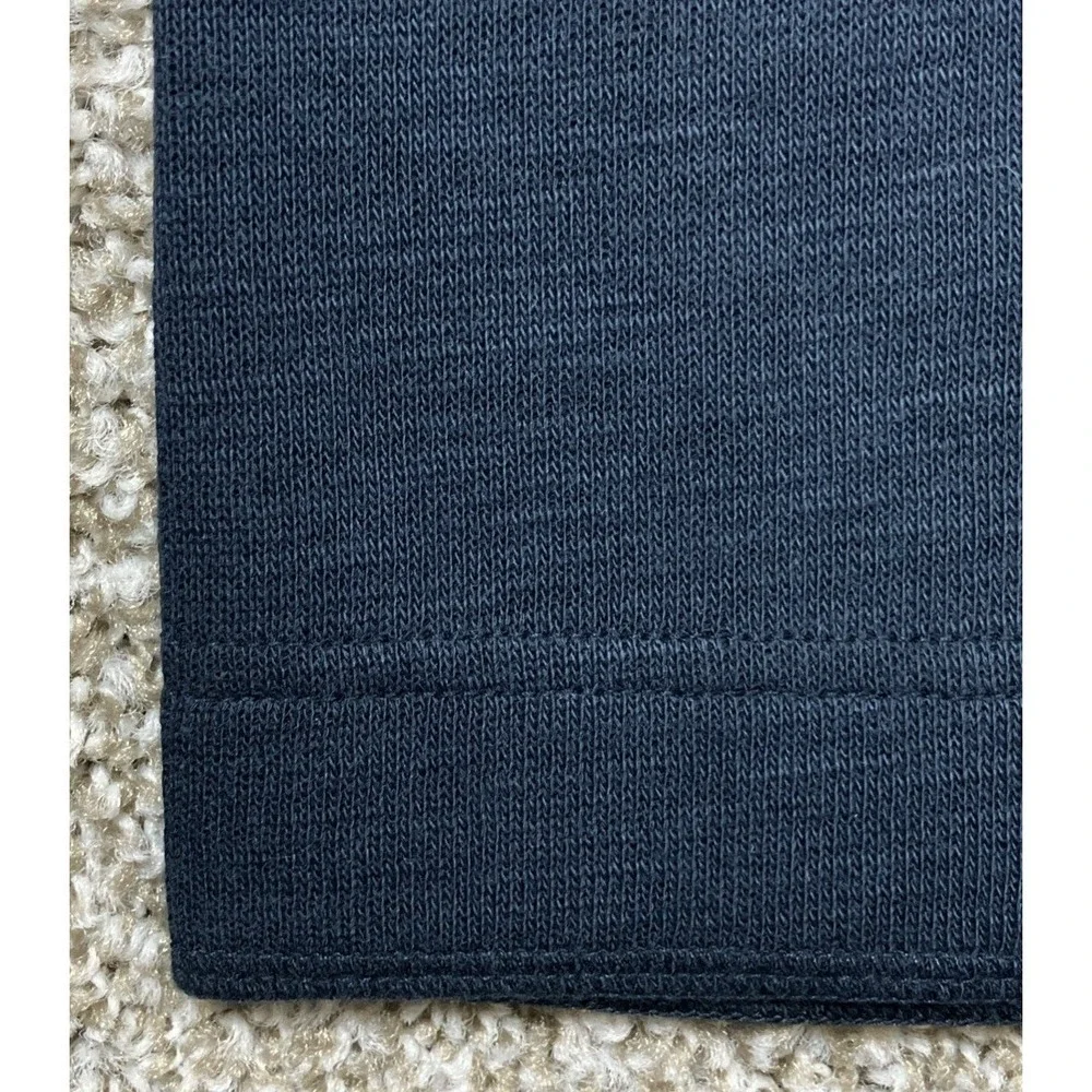 Banana Republic Men's Slub Double Knit Henley Shirt Navy Blue Size XL NEW